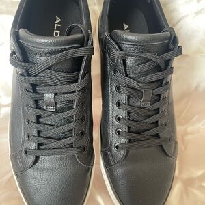 ALDO Men's Black Leather Sneakers